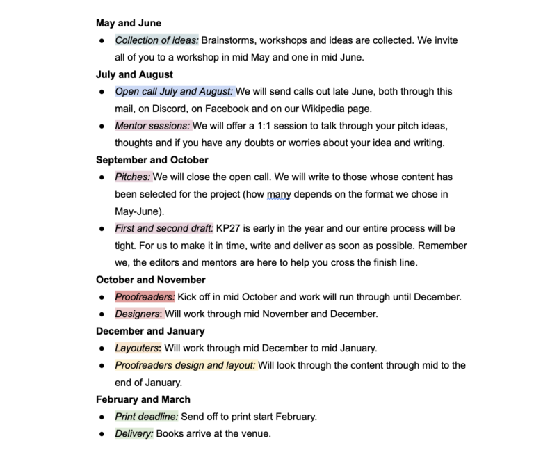 kp27 book schedule 2.2